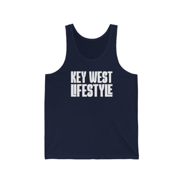 Key West Lifestyle - Unisex Jersey Tank - Image 9