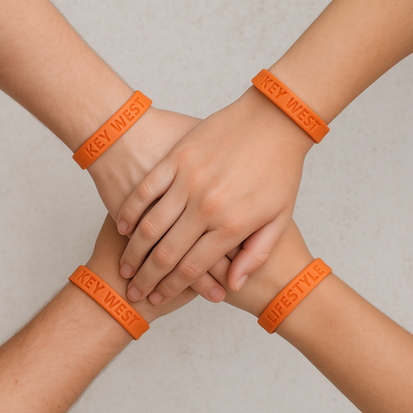 Key West Lifestyle Silicone Wristband - Image 2